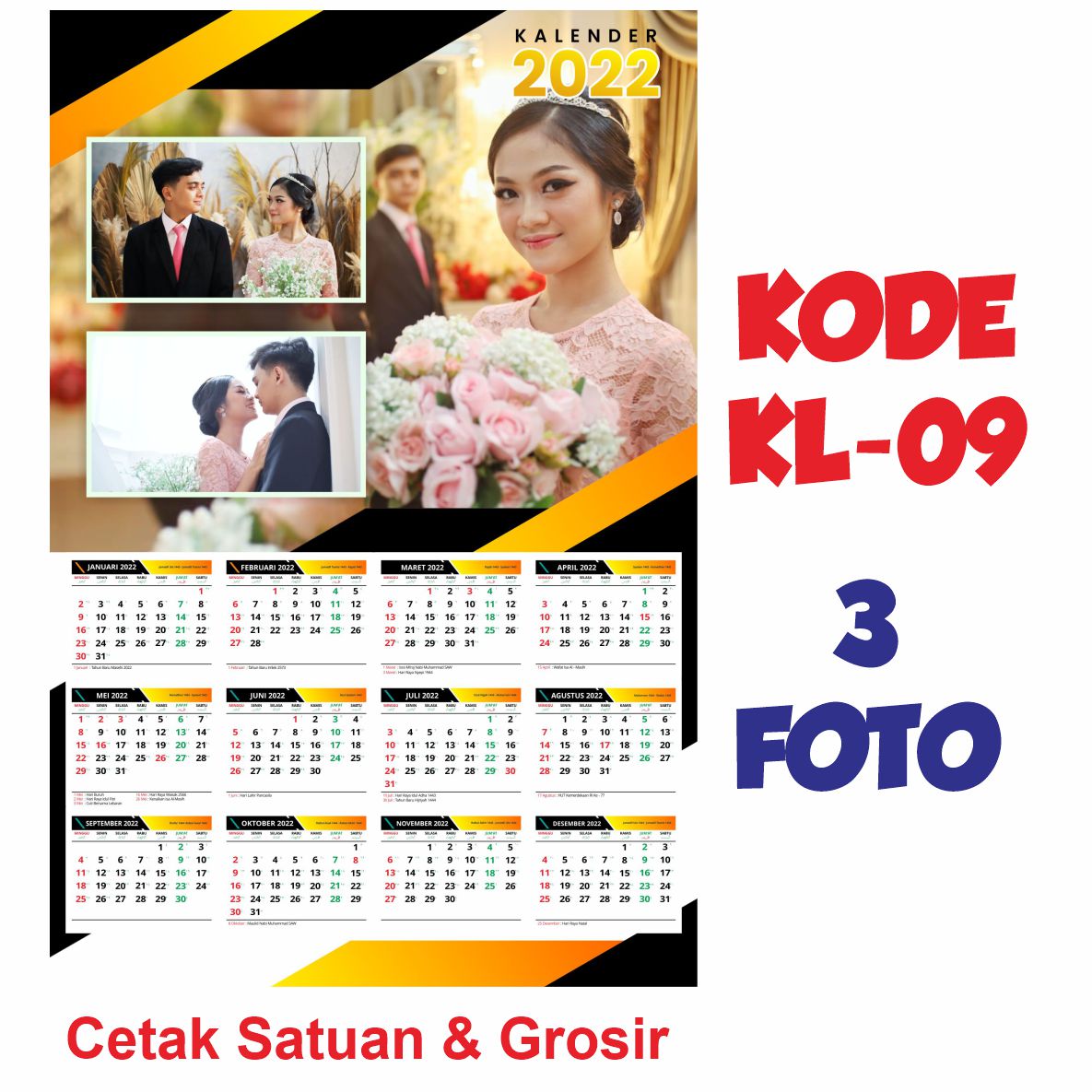 CETAK KALENDER TEMA KELUARGA