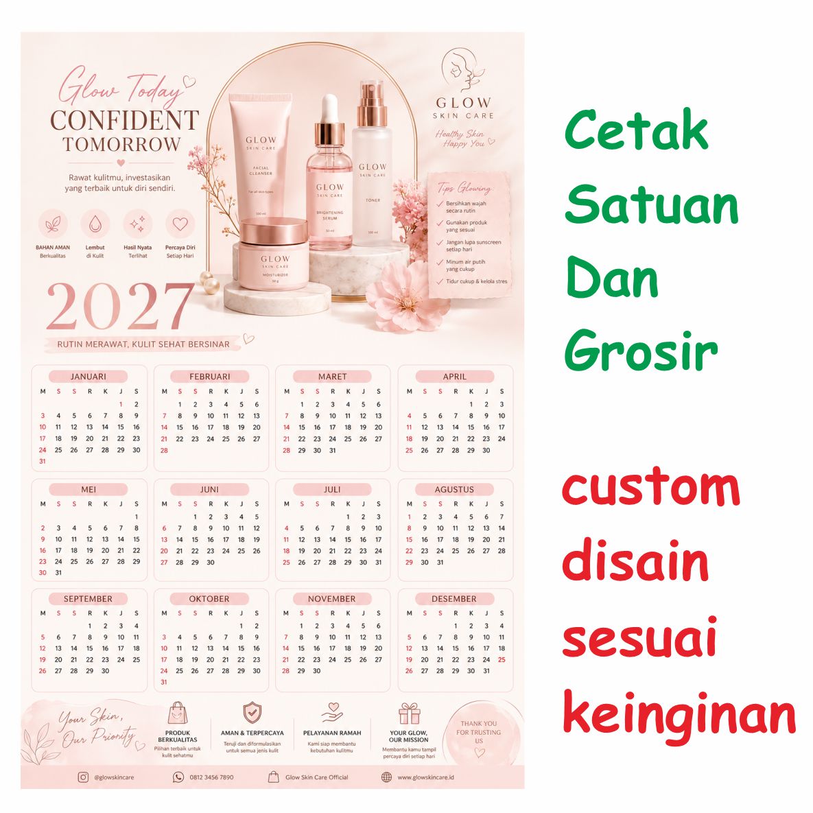 CETAK KALENDER TEMA USAHA