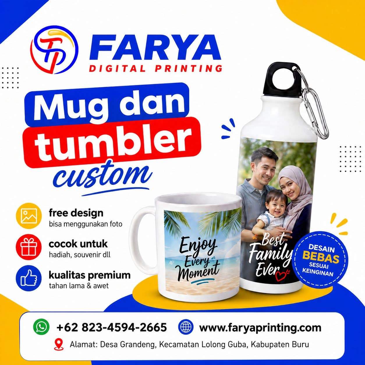 Mug dan Tumbler Custom